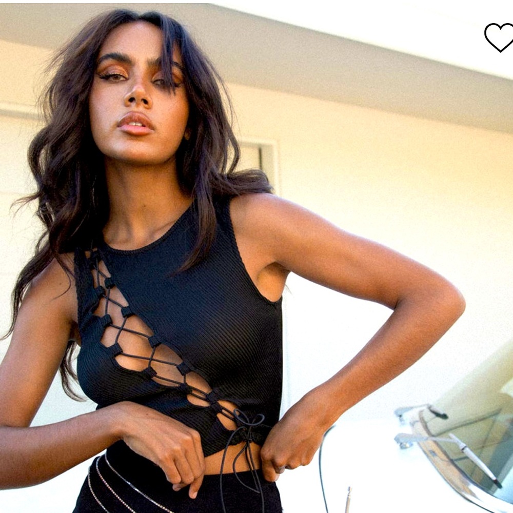 Cutout crop top